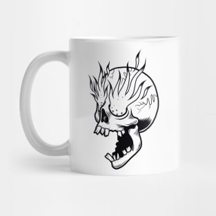 Skull fire Mug